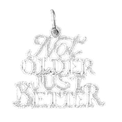 Sterling Silver Saying Pendant