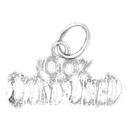 Sterling Silver Saying Pendant