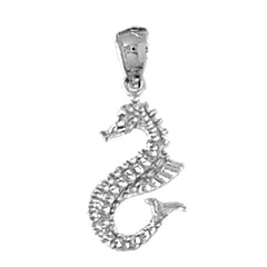 Sterling Silver Seahorse Pendant