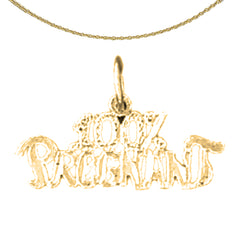 Anhänger mit Spruch „Schwanger“ aus 100 % Sterlingsilber (rhodiniert oder gelbvergoldet)