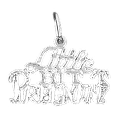 Sterling Silver Saying Pendant