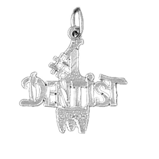 Sterling Silver #1 Dentist Pendant