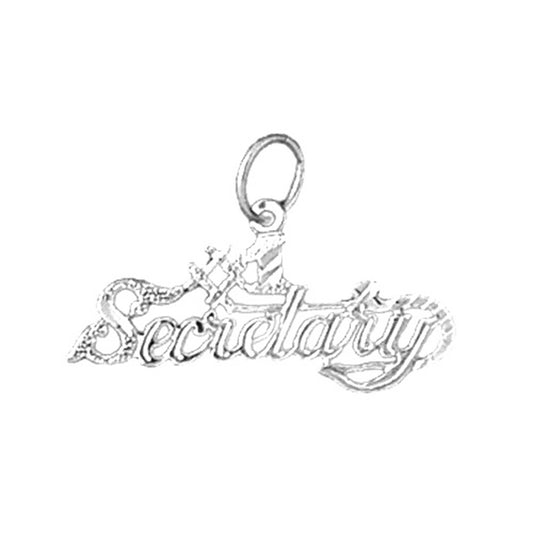 Sterling Silver #1 Secretary Pendant