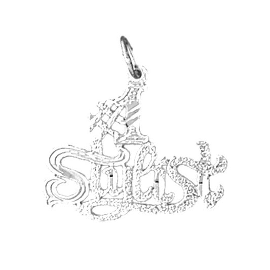 Sterling Silver #1 Stylist Pendant