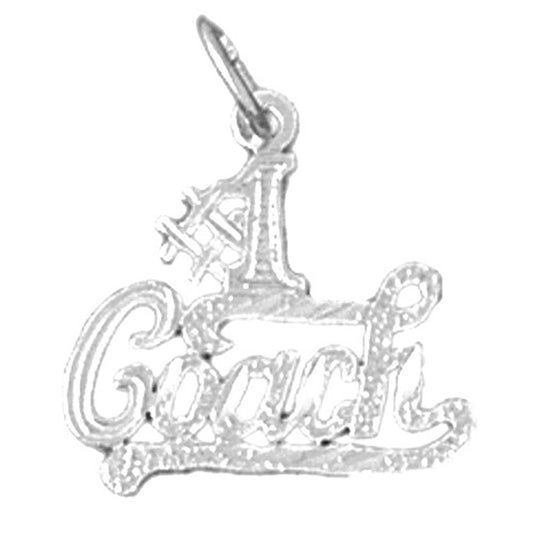 Sterling Silver #1 Coach Pendant