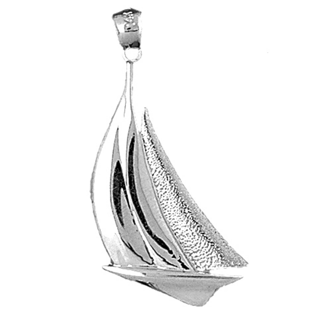 Sterling Silver Sailboat Pendant