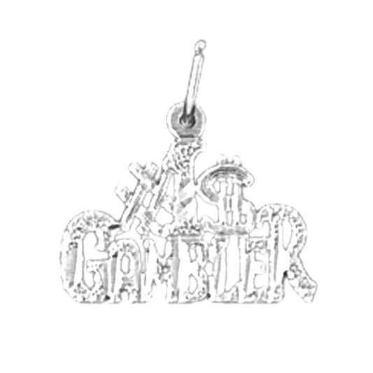 Sterling Silver Saying Pendant