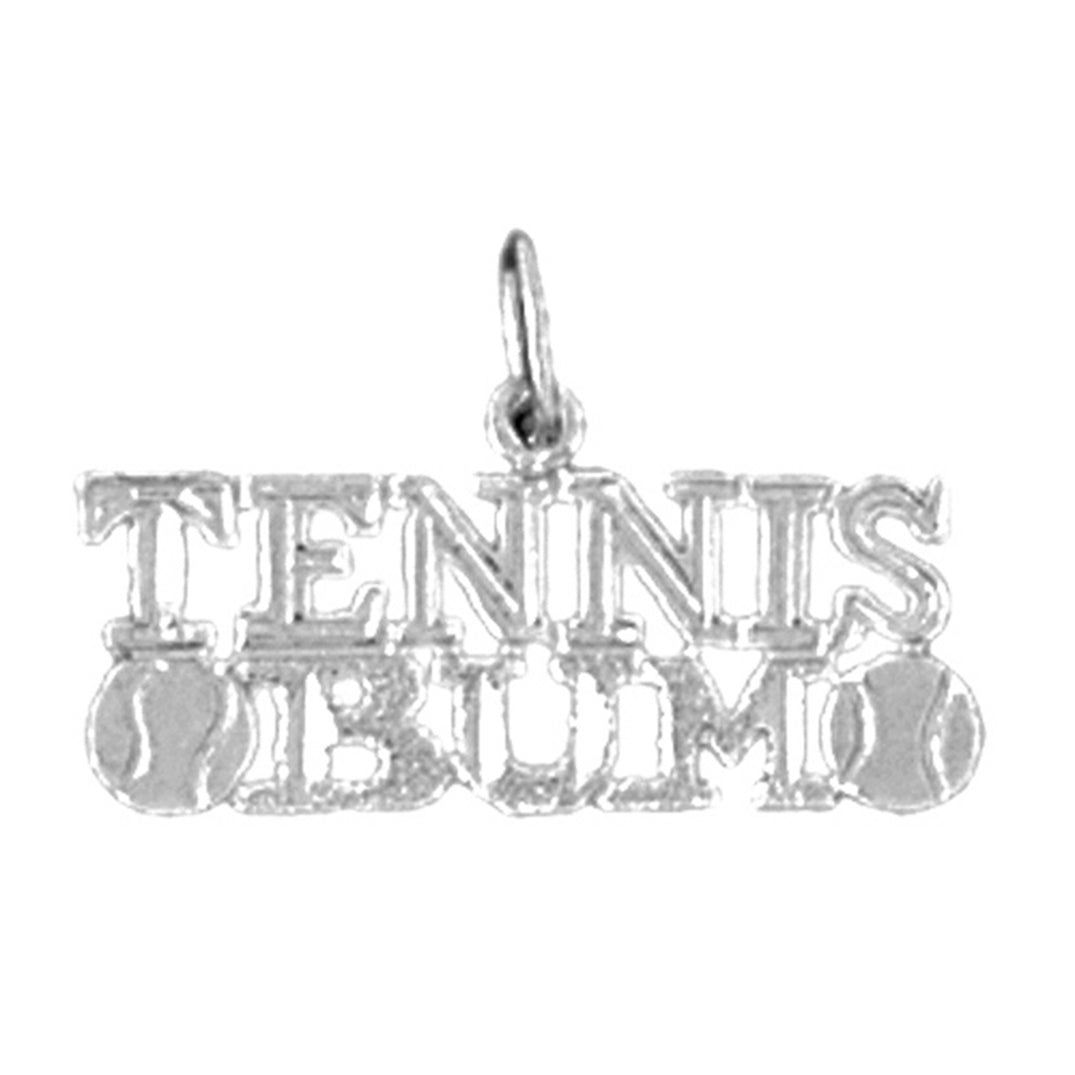 Sterling Silver Tennis Bum Pendant