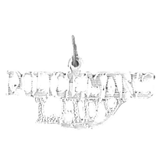Sterling Silver Policeman's Lady Pendant