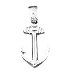Sterling Silver Anchor Pendant