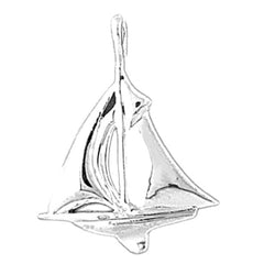 Sterling Silver Sailboat Pendant