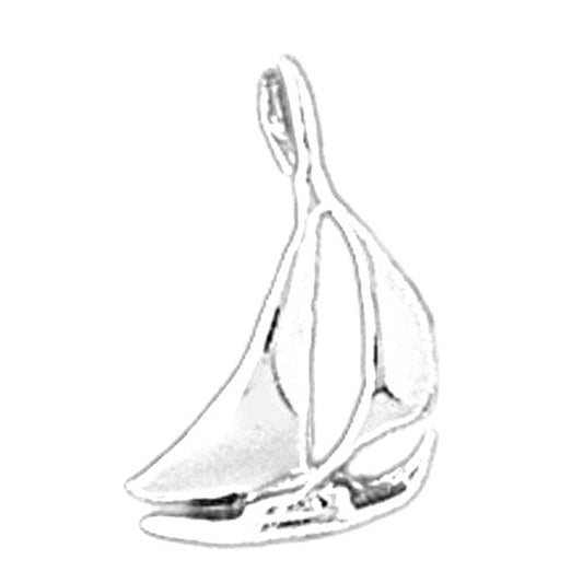 Sterling Silver Sailboat Pendant