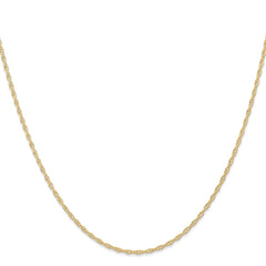 14 Karat Gelbgold, 1,35 mm Kabelseilkette