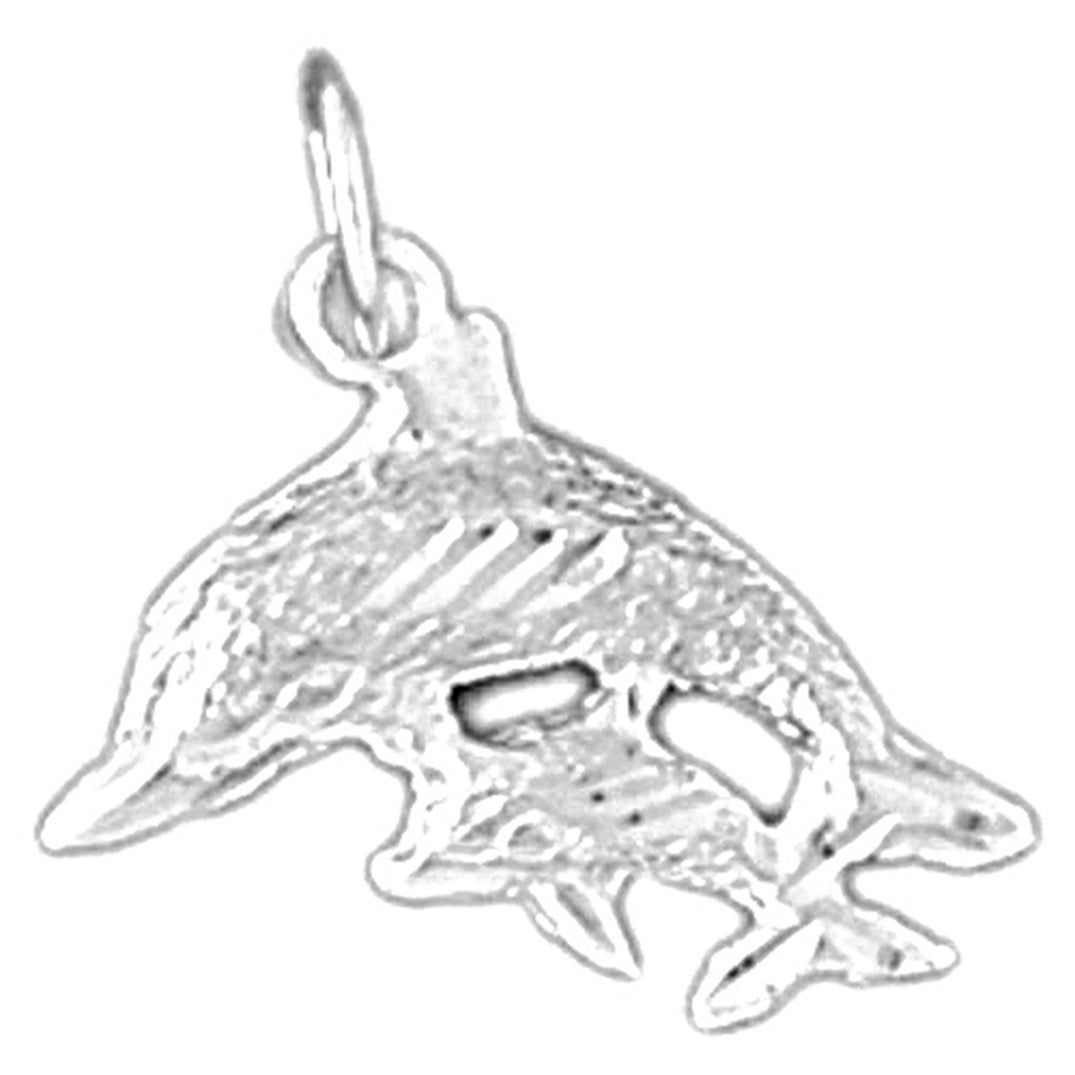 Sterling Silver Dolphin Pendant