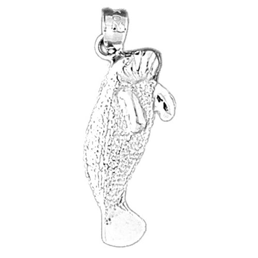 Sterling Silver Manitee Pendant