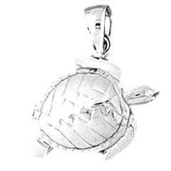 Sterling Silver Turtle Pendant