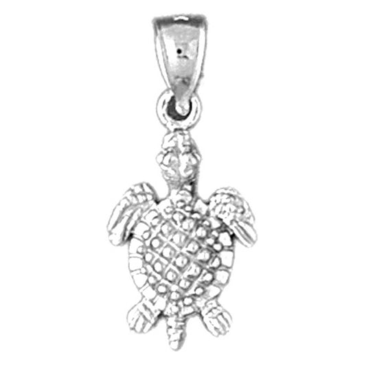 Sterling Silver Turtle Pendant