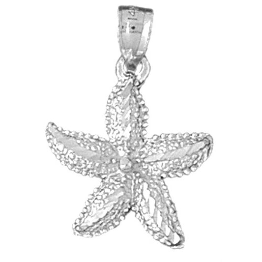 Sterling Silver Starfish Pendant