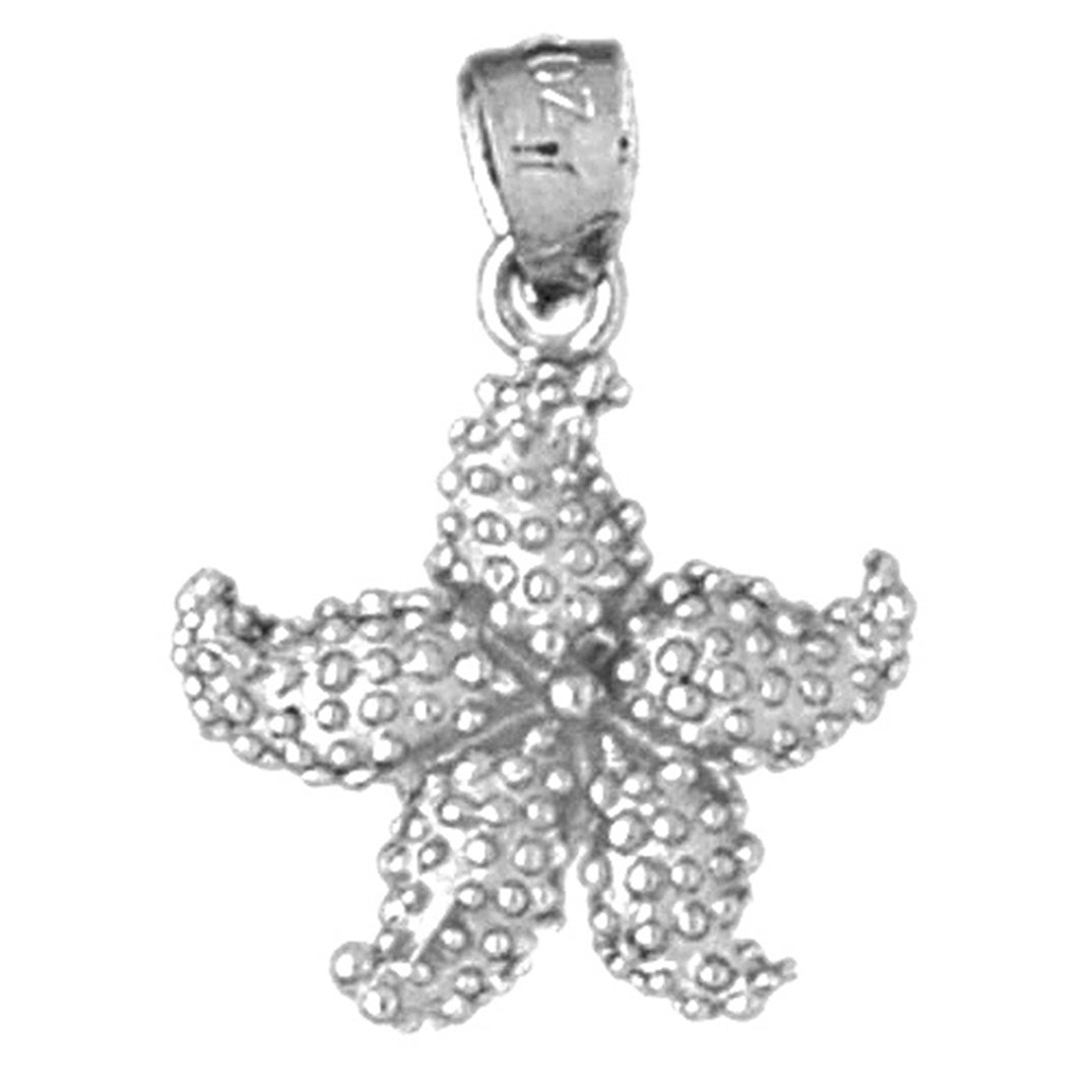 Sterling Silver Starfish Pendant