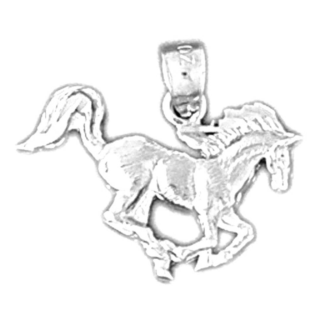 Sterling Silver Horse Pendant