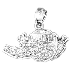 Sterling Silver Noah's Ark Pendant
