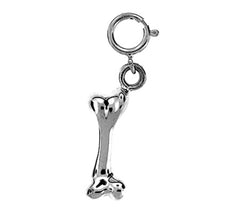 Sterling Silver Dog Bone Pendant