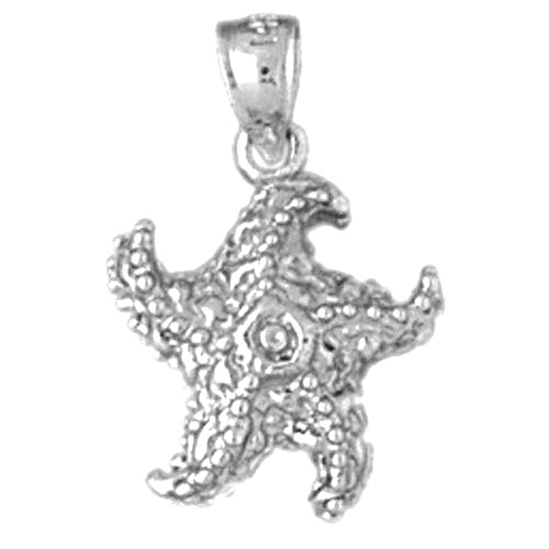 Sterling Silver Starfish Pendant