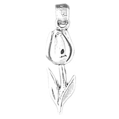 Sterling Silver Tulip Pendant