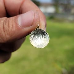 Sterling Silver Soccer Ball Pendant (Rhodium or Yellow Gold-plated)