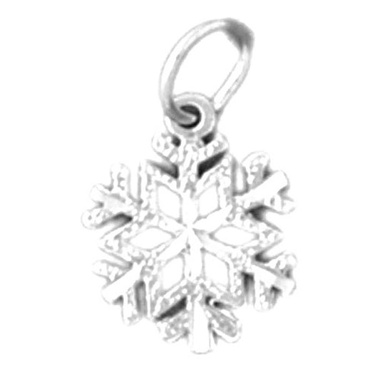 Sterling Silver Snowflake Pendant