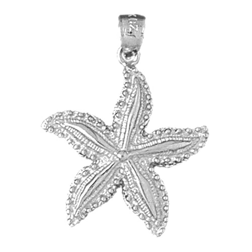 Sterling Silver Starfish Pendant