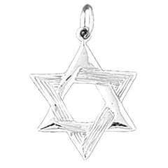 Sterling Silver Star Of David Pendant