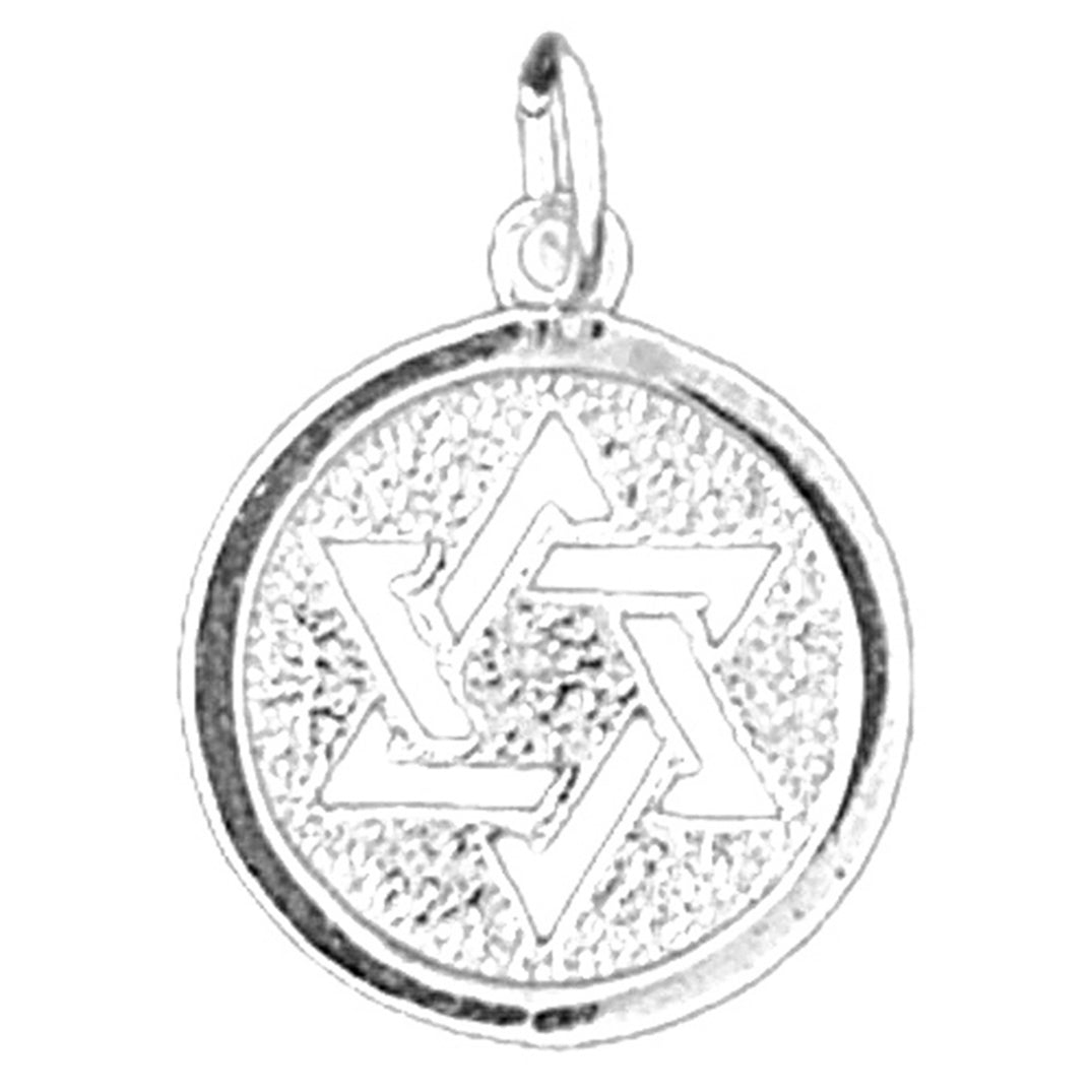 Sterling Silver Star Of David Pendant