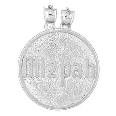 Sterling Silver Mizpah Pendant
