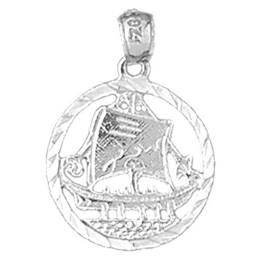 Sterling Silver Sailboat Pendant