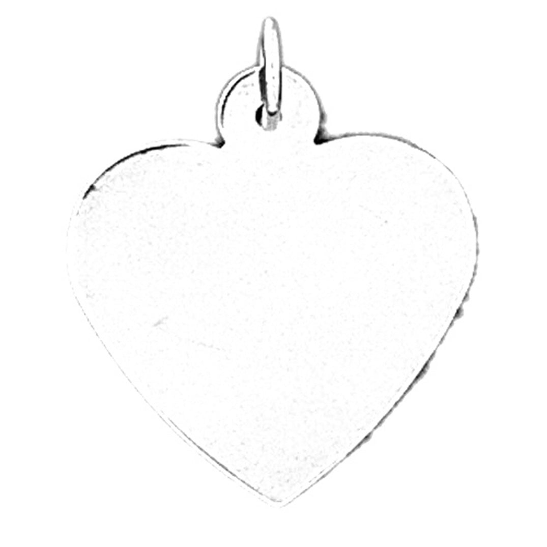Sterling Silver Handcut Heart Pendant