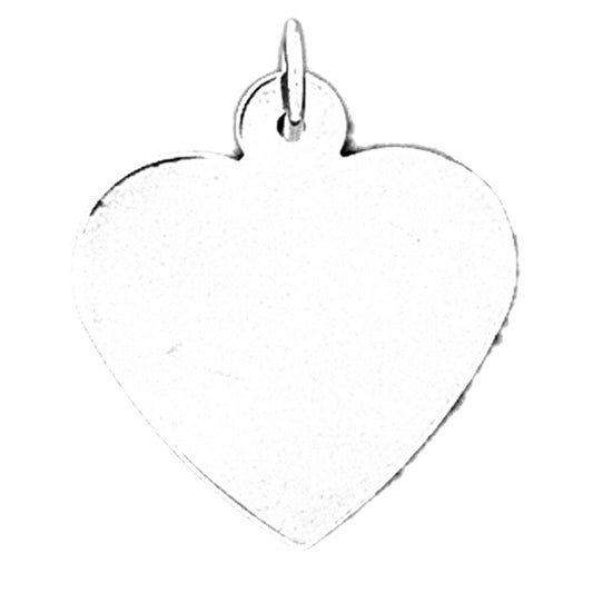 Sterling Silver Handcut Heart Pendant