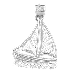 Sterling Silver Sailboat Pendant