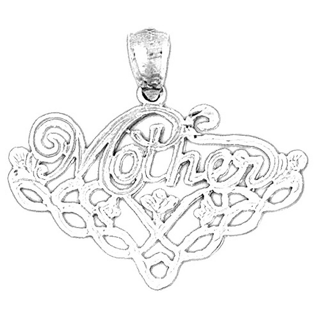 Sterling Silver Mother Pendant