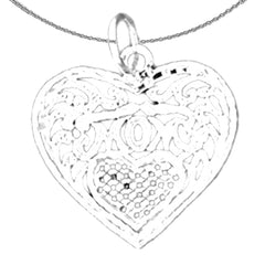 Sterling Silver Mom Pendant (Rhodium or Yellow Gold-plated)