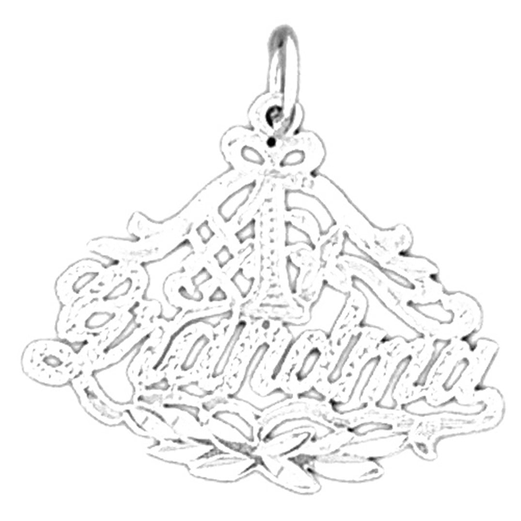 Sterling Silver #1 Grandma Pendant