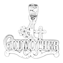 Sterling Silver #1 Godmother Pendant