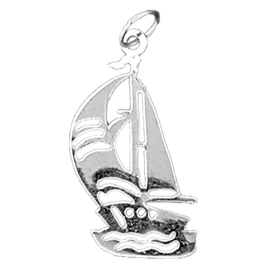 Sterling Silver Sailboat Pendant