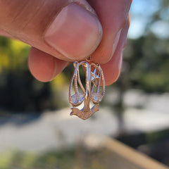 Anhänger mit Sternzeichen Waage aus Sterlingsilber (rhodiniert oder gelbvergoldet)