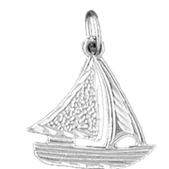 Sterling Silver Sailboat Pendant