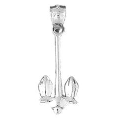 Sterling Silver Anchor Pendant