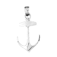 Sterling Silver Anchor Pendant