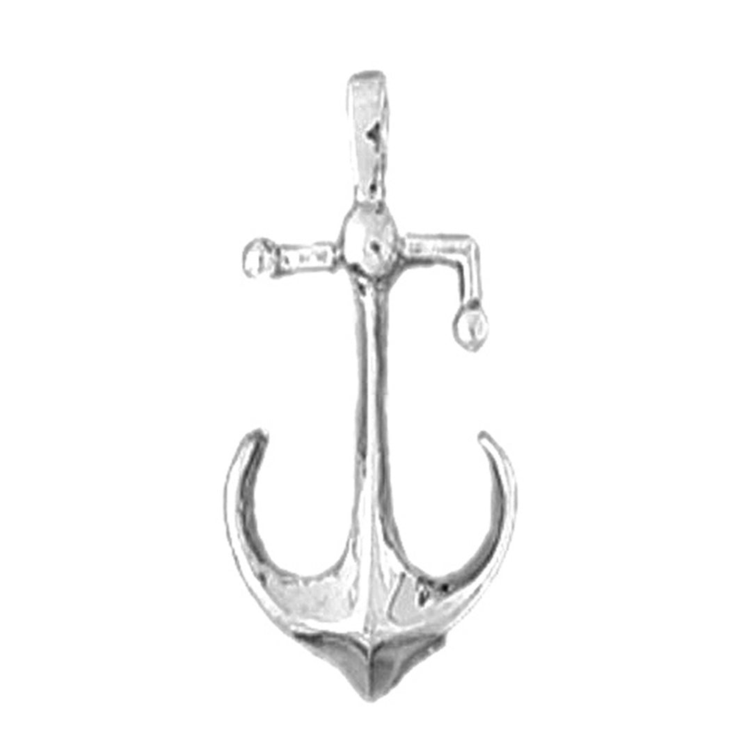 Sterling Silver Anchor Pendant
