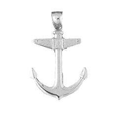 Sterling Silver Anchor Pendant