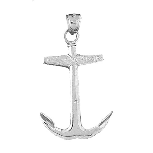 Sterling Silver Anchor Pendant